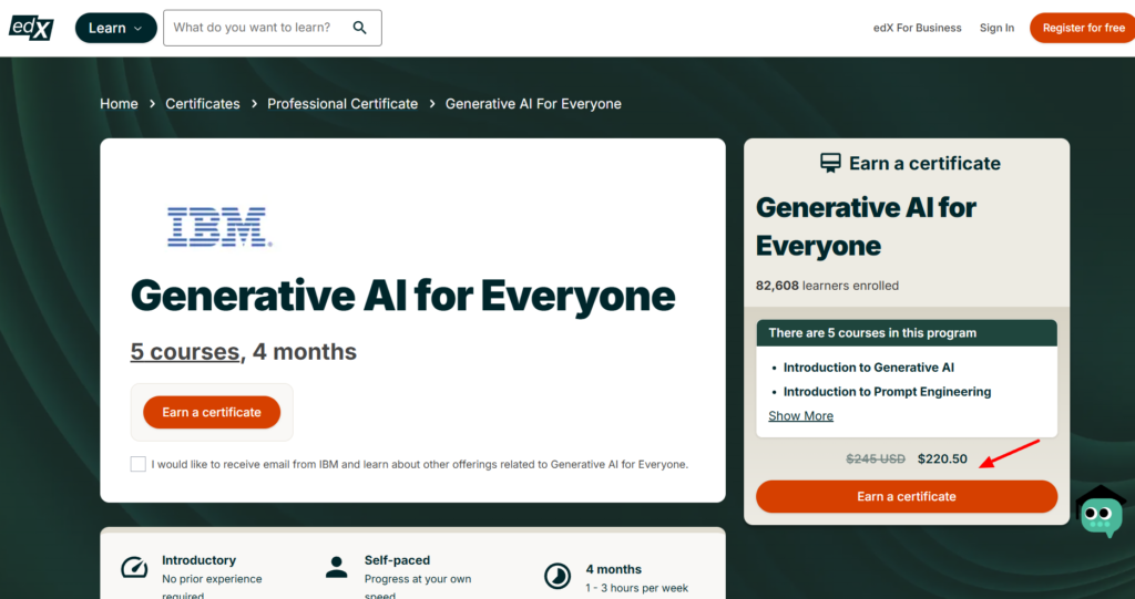 browse edx courses