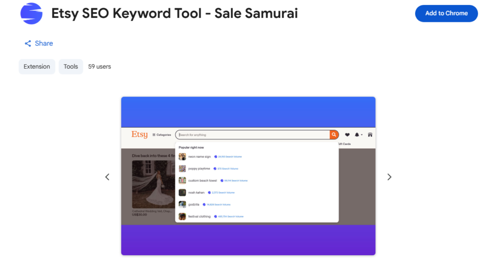 Sale Samurai Review [year]: Etsy Keyword Tool Tested - Couprix